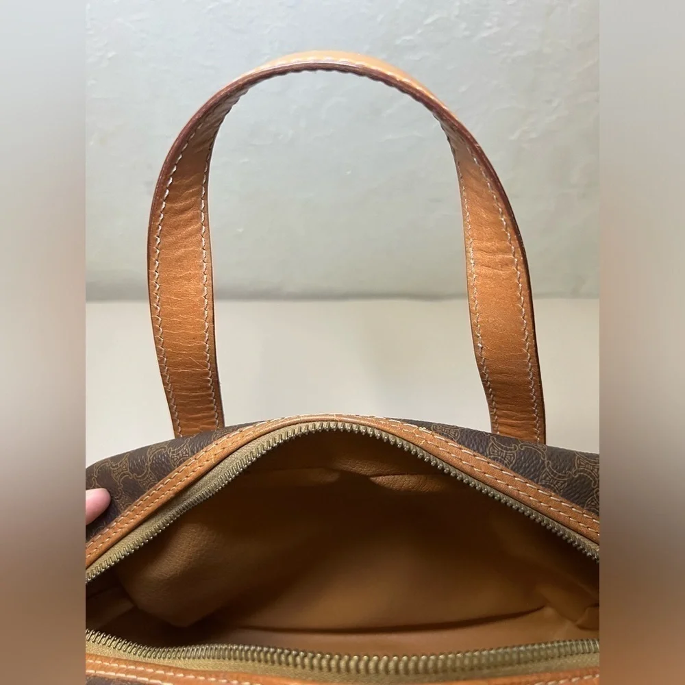Vintage Celine Macadam Pattern Handbag. - Picture 14 of 15